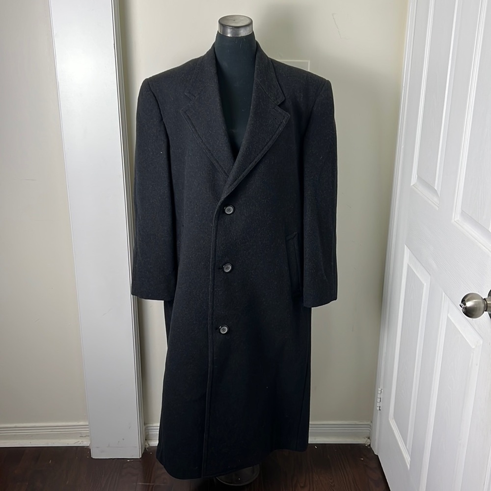 Cigliano Vintage Italy Made Boyfriend Outerwear Trench SlouchCoat OversizedLarge